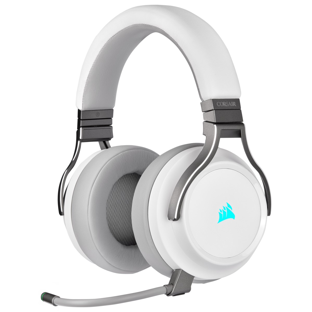 Corsair Virtuoso Wireless Gaming-Kopfhörer Verkabelt / Kabellos Kopfbügel Weiß mit Mikrofon USB