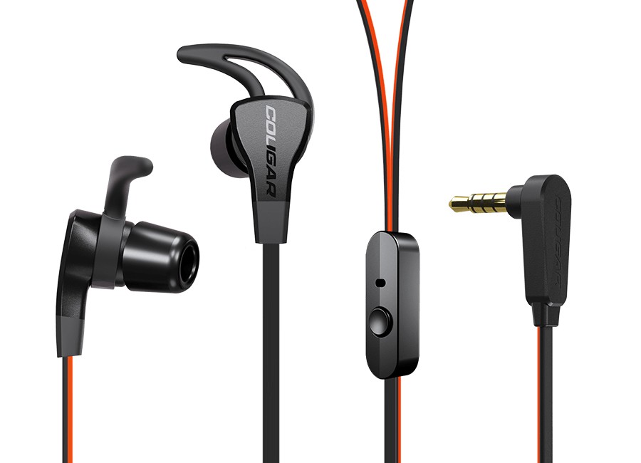 Cougar Gaming-Headset Verkabelt Unter dem Ohr Schwarz, Orange mit Mikrofon