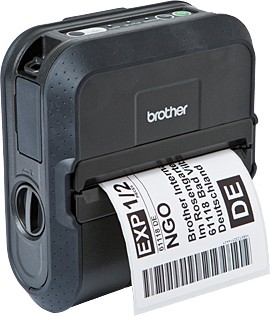 Brother Etikettendrucker Rj4040Z1 Schwarz Tragbar