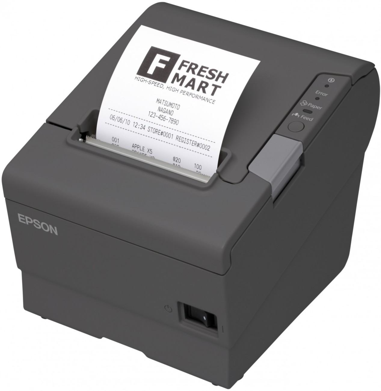 Epson Quittungsdrucker Tm-T88V C31Ca85042E Dunkelgrau Desktop
