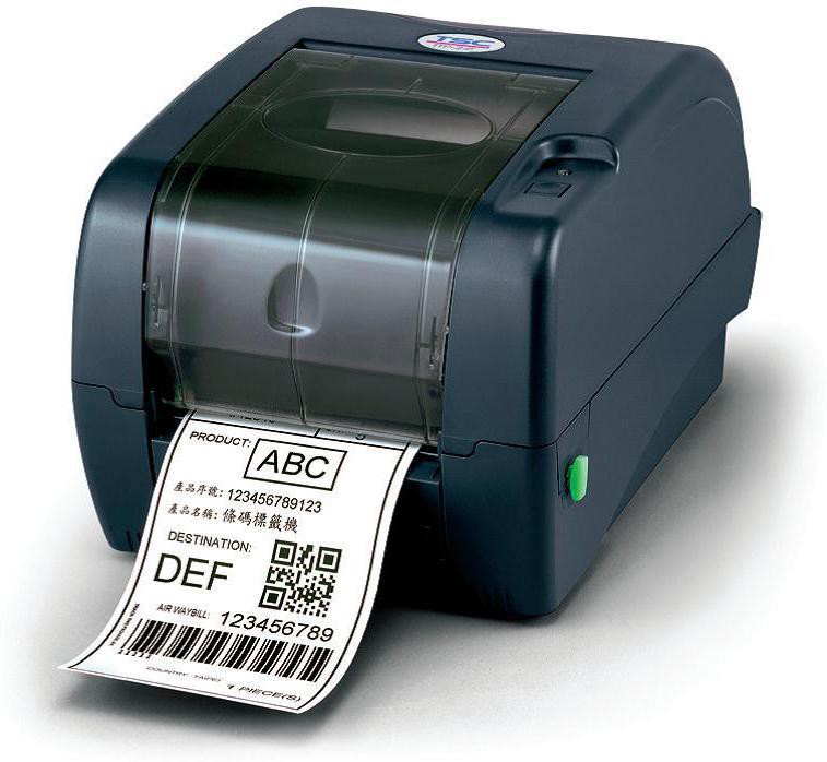 Tsc Barcode-Drucker Ttp-345 99-127A003-00Lf Schwarz Desktop