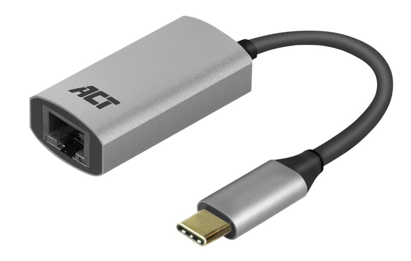 ACT AC7080 Netzwerkadapter 15cm Grau USB-C auf Gigabit