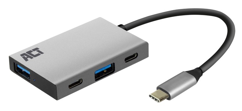 ACT USB-Hub AC7070 USB-C zu USB-A, USB-C