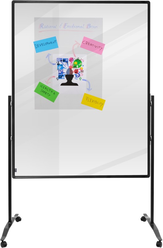 Legamaster Schutzscheibe Plexiglas, Aluminium Premium Plus Transparent, Schwarz 1.200 x 5 x 1.500 mm