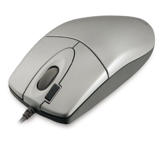 A4TECH OP-620D Verkabelt Optisch USB Maus Silber