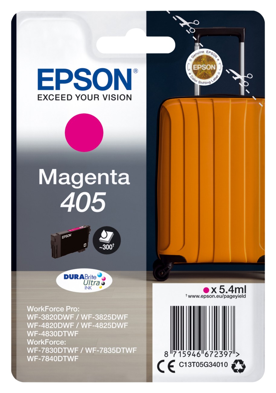 Epson 405 Original Tintenpatrone C13T05G340 Magenta