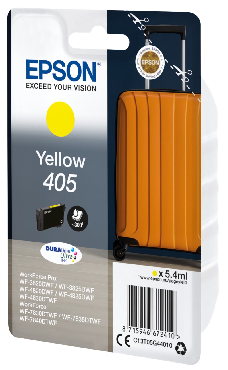 Epson 405 Original Tintenpatrone C13T05G440 Gelb