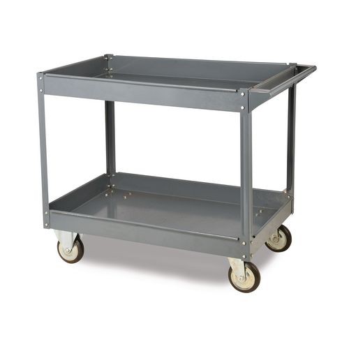 Slingsby Mobile Trolley With 2 Tiers Steel Grey 620 X 1020 X 820 Mm