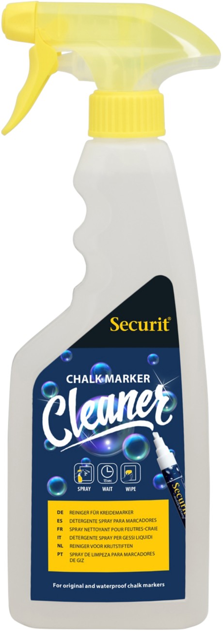 Securit Liquid Chalk Marker Cleaning Spray 500ml SECCLEAN-KL DF24197 - Image 6