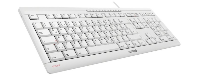 CHERRY STREAM keyboard USB QWERTY Nordic Grey