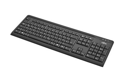 FUJITSU KB410 Tastatur QWERTY Schwarz Kabelgebunden