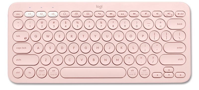 Logitech K380 Multi-Device Bluetooth® keyboard QWERTZ German Pink