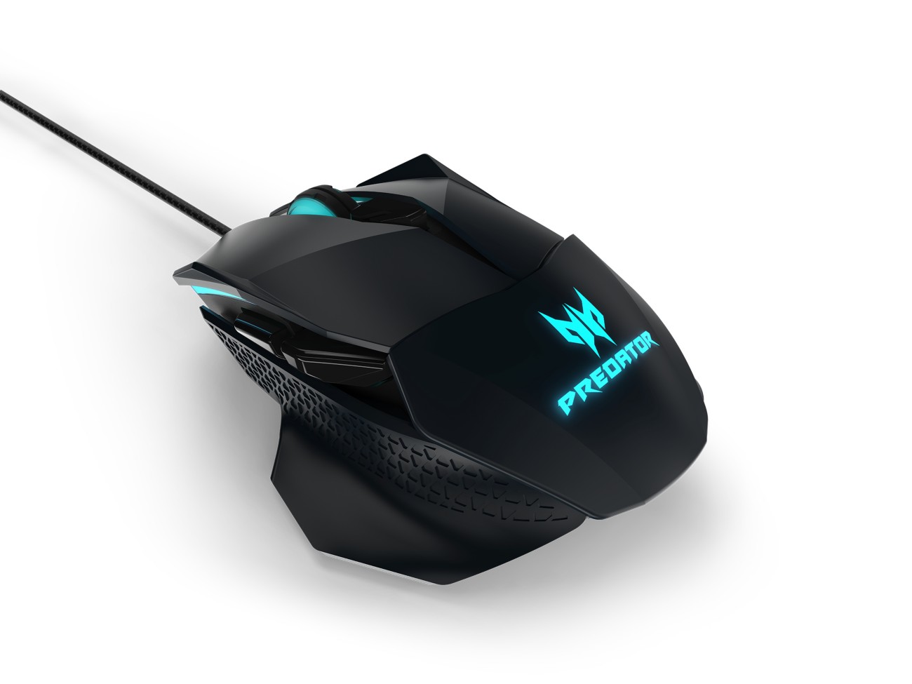 Acer Cestus 500 Optische USB Kabelgebundene Gaming-Maus 1.8 m Kabel Beidhändig Schwarz