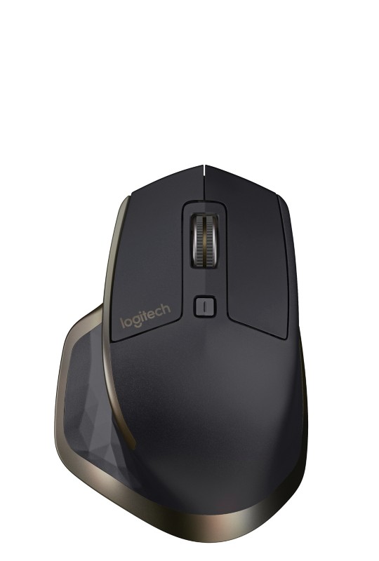 Logitech MX Master - Mus - laser - 5 knapper - trådløs - Bluetooth, 2.4 GHz - USB trådløs mottaker