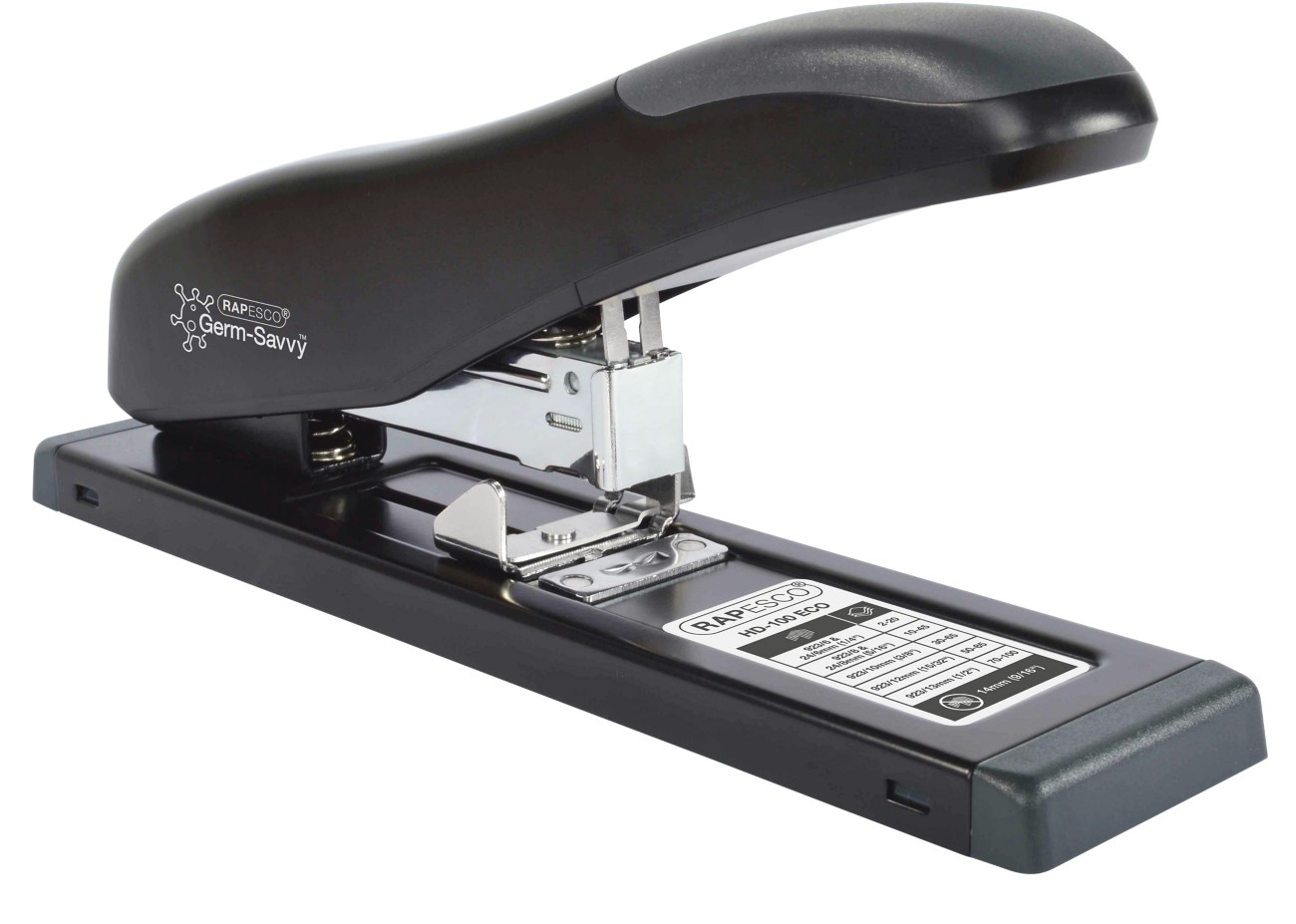 Rapesco Heavy Duty Stapler Eco Hd -100 100 Sheets Black