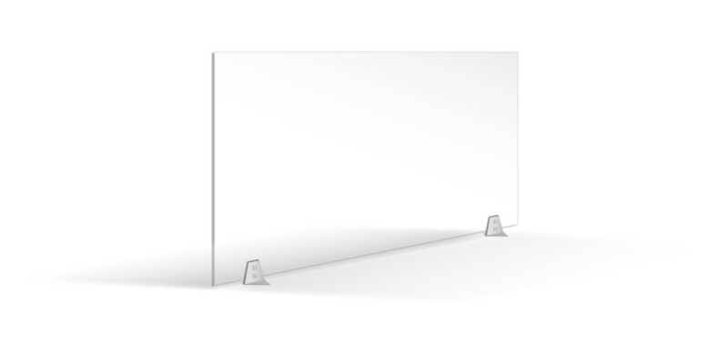 Exacompta ExaScreen Desk Sneeze Guard Partition 60X158CM