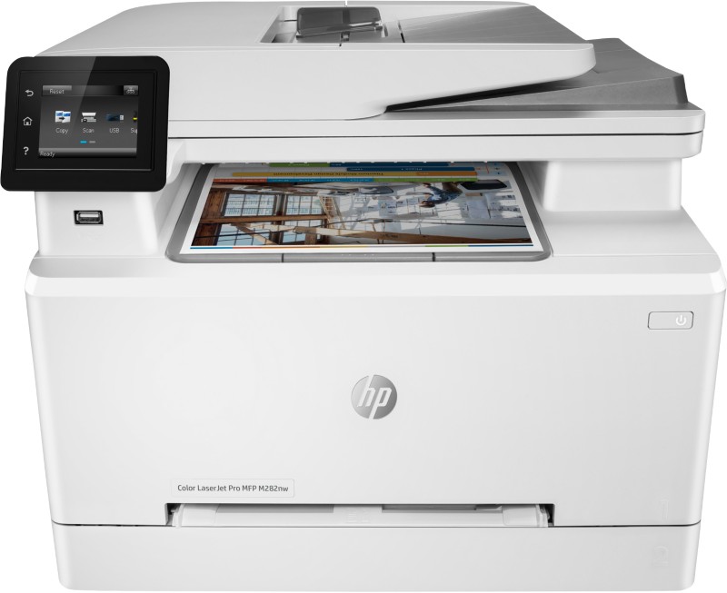 HP LaserJet Pro M282nw Farb Laser Multifunktionsdrucker DIN A4 Weiß 7KW72A#B19