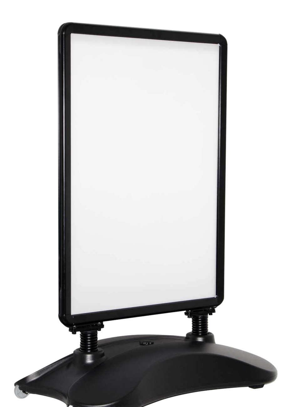Seco Pavement Sign A1 Aluminium, Pvc (Polyvinyl Chloride) Black
