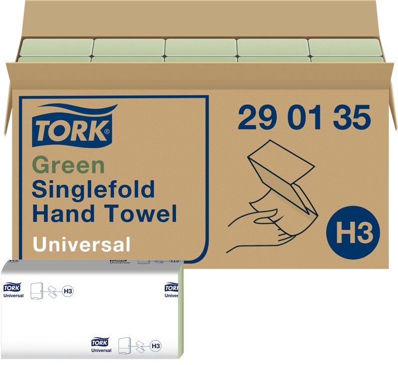 TORK Essuie-mains en papier 1 couches 20 paquet(s) TORK Zickzack Universal 290135