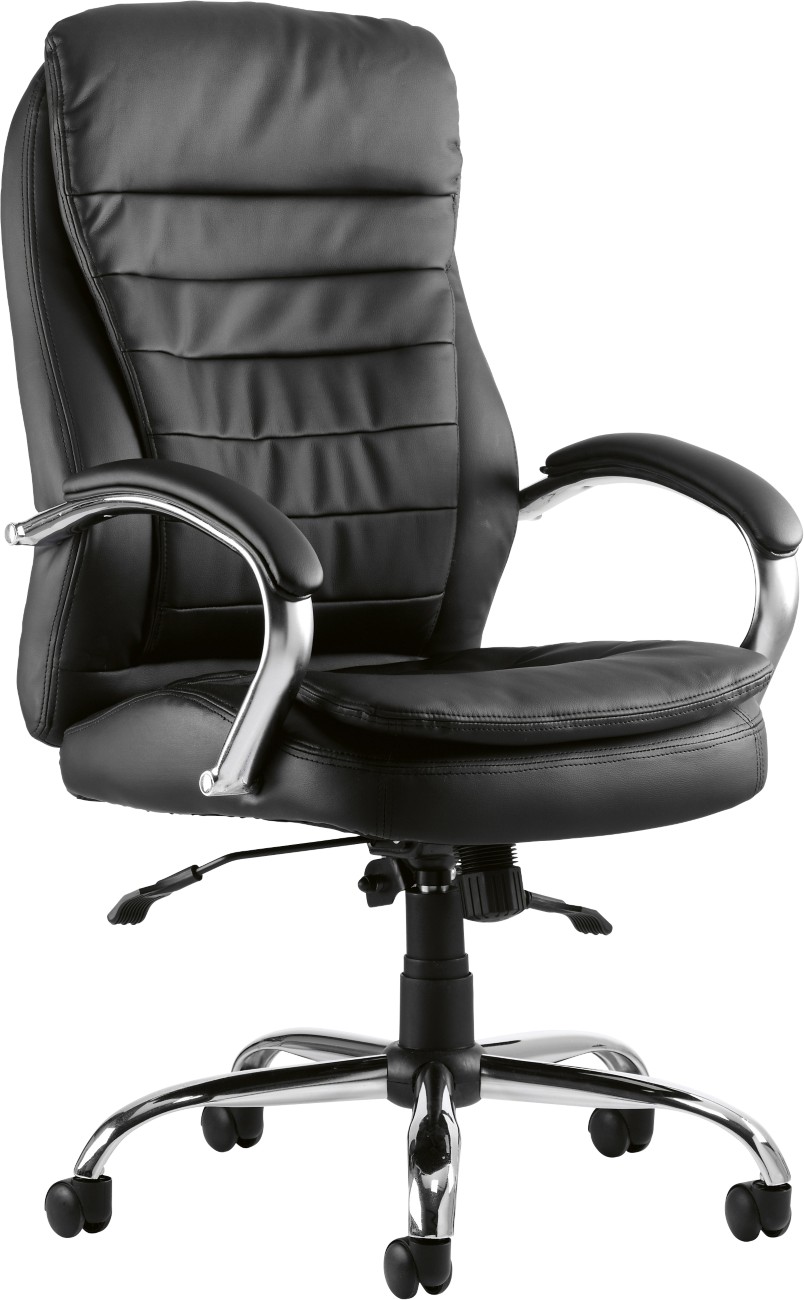 Rocky Executive Chair Black Leather High Back With Arms EX000061 - Image 5