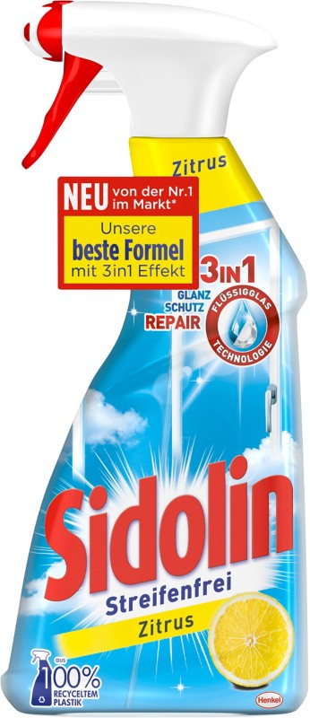 Sidolin Glasreiniger Zitrone 500 ml