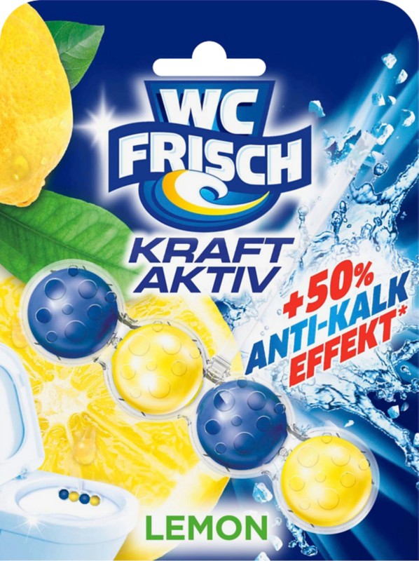 WC Frisch Kraft Active WC-Erfrischer Solide Zitrus 50 g