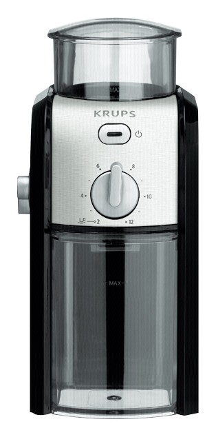 KRUPS Kaffeemühle elektirisch GVX 242 100 W Schwarz, Silber 1095528