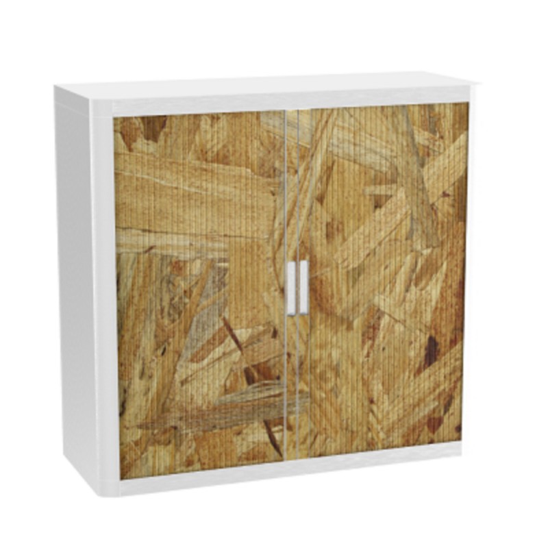 Armoire basse Paperflow EasyOffice avec 2 étagères