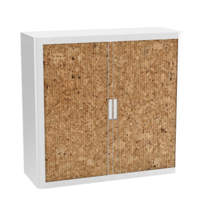 Paperflow Rollladenschrank PP (Polypropylen) 2 Fachböden abschließbar 1.100 x 415 x 1.040 mm