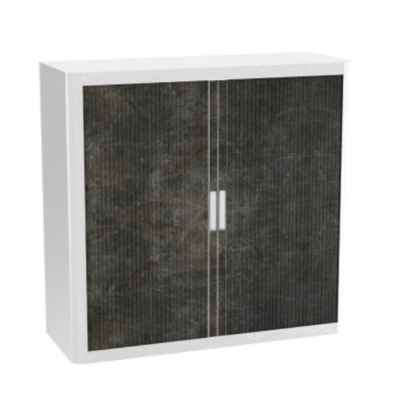 Armoire basse Paperflow EasyOffice avec 2 étagères