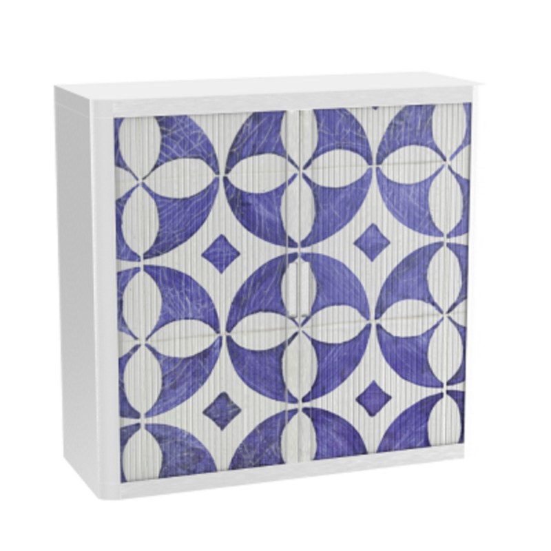 Armoire basse Paperflow EasyOffice avec 2 étagères