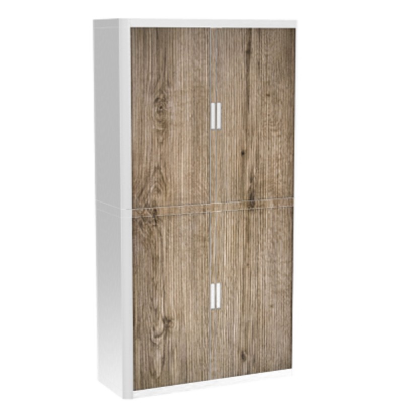 Armoire basse Paperflow EasyOffice avec 4 étagères