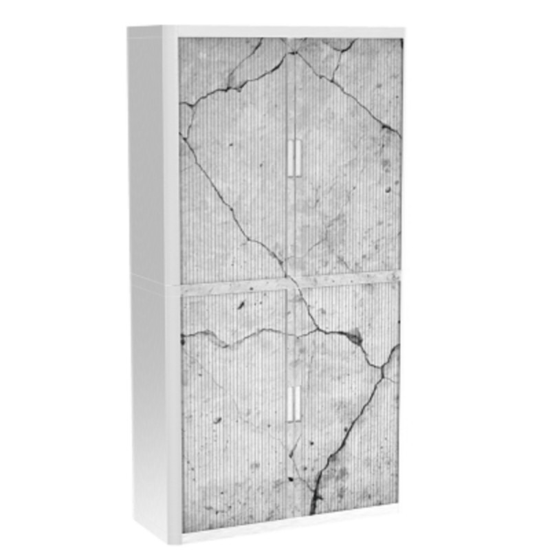 Armoire basse Paperflow EasyOffice avec 4 étagères