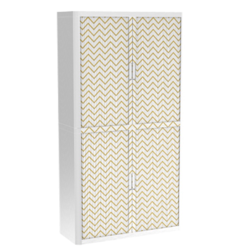 Armoire basse Paperflow EasyOffice avec 4 étagères