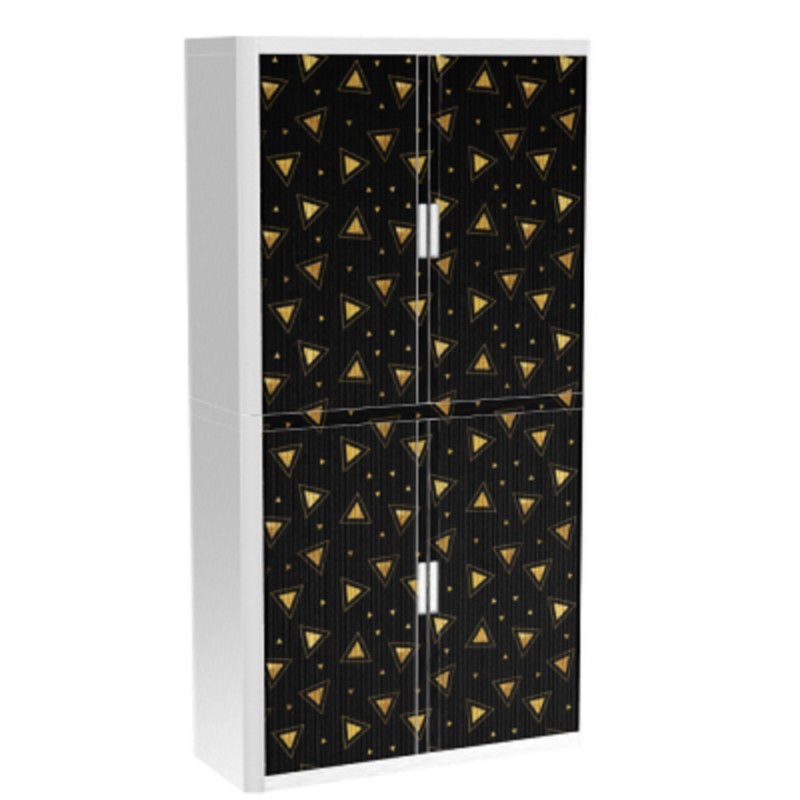 Armoire basse Paperflow EasyOffice avec 4 étagères