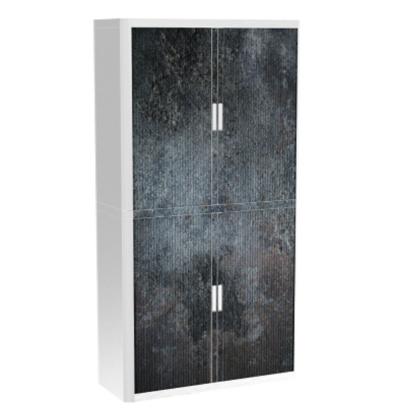 Armoire basse Paperflow EasyOffice avec 4 étagères