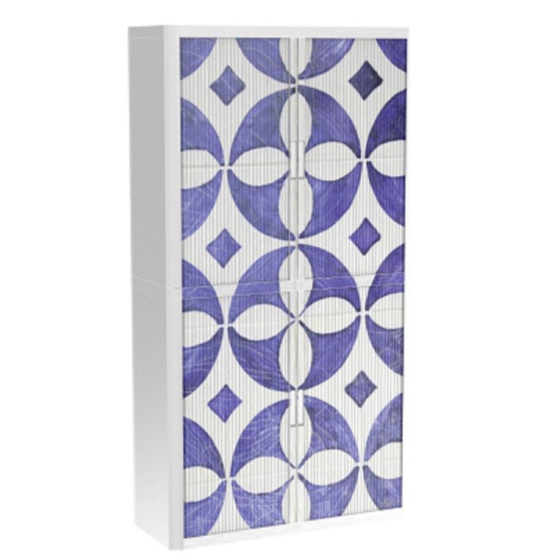 Armoire basse Paperflow EasyOffice avec 4 étagères