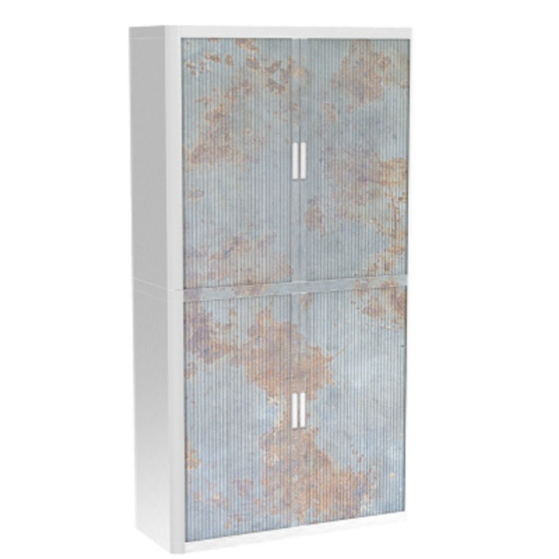 Armoire basse Paperflow EasyOffice avec 4 étagères