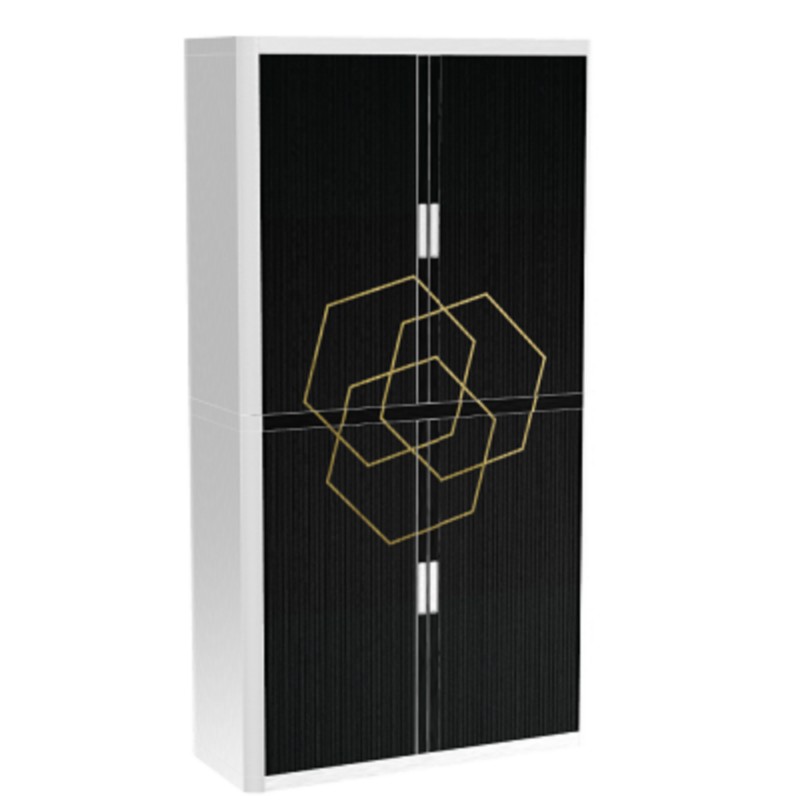 Armoire basse Paperflow EasyOffice avec 4 étagères