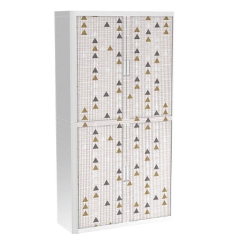 Armoire basse Paperflow EasyOffice avec 4 étagères