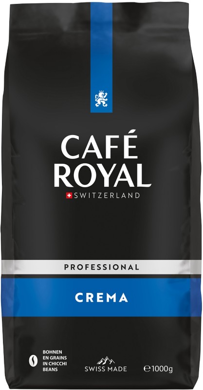 CAFÉ ROYAL Kaffeebohnen Crema 1 kg Professional Line