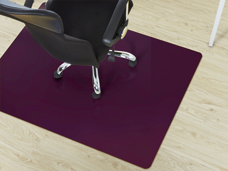 FLOORDIREKT PRO Bodenschutzmatte PP (Polypropylen) Hartböden Violett 114 x 150 cm