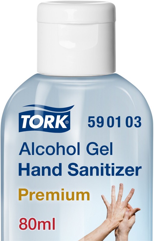 Tork Premium Handdesinfektionsmittel Gel Alcohol Premium Transparent 24 Stück à 80 ml