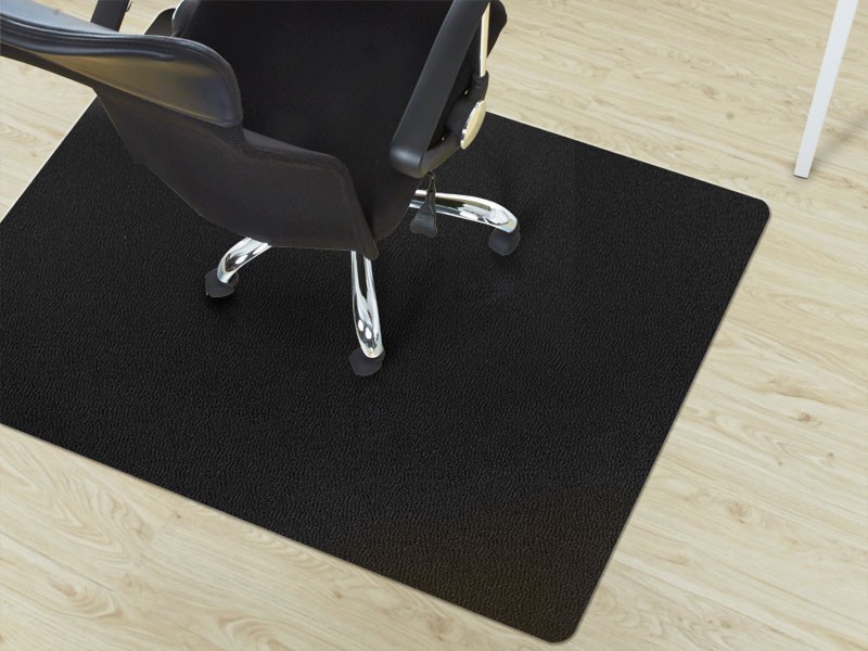 Bodenschutzmatte Floordirekt Pro Hartböden Schwarz Polypropylen 900 x 1200 mm