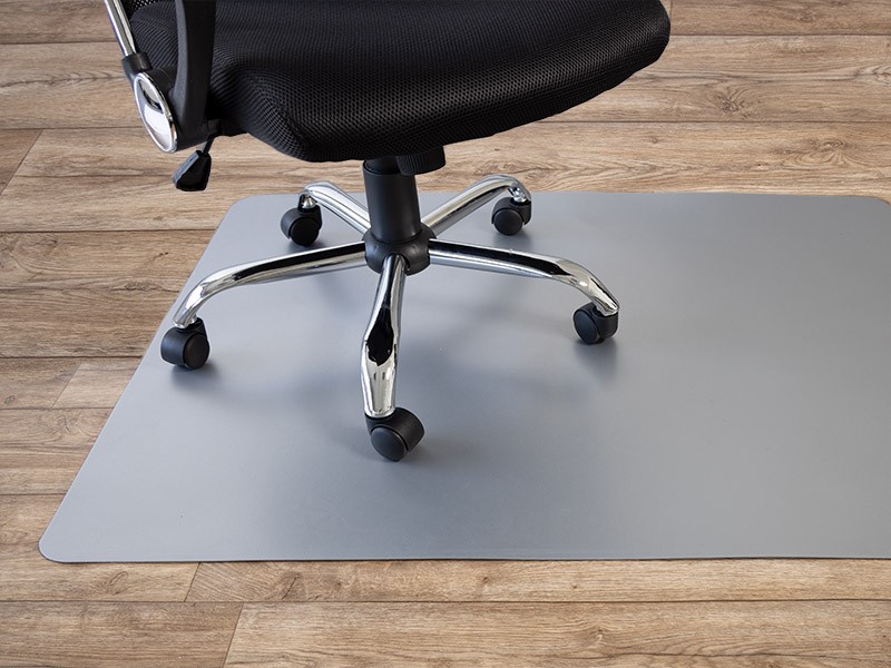 Bodenschutzmatte Floordirekt Pro Hartböden Grau Polypropylen 750 x 1200 mm