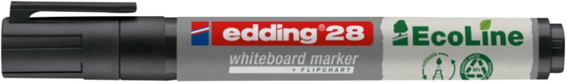 edding 28 Whiteboard-Marker Schwarz Mittel Rundspitze