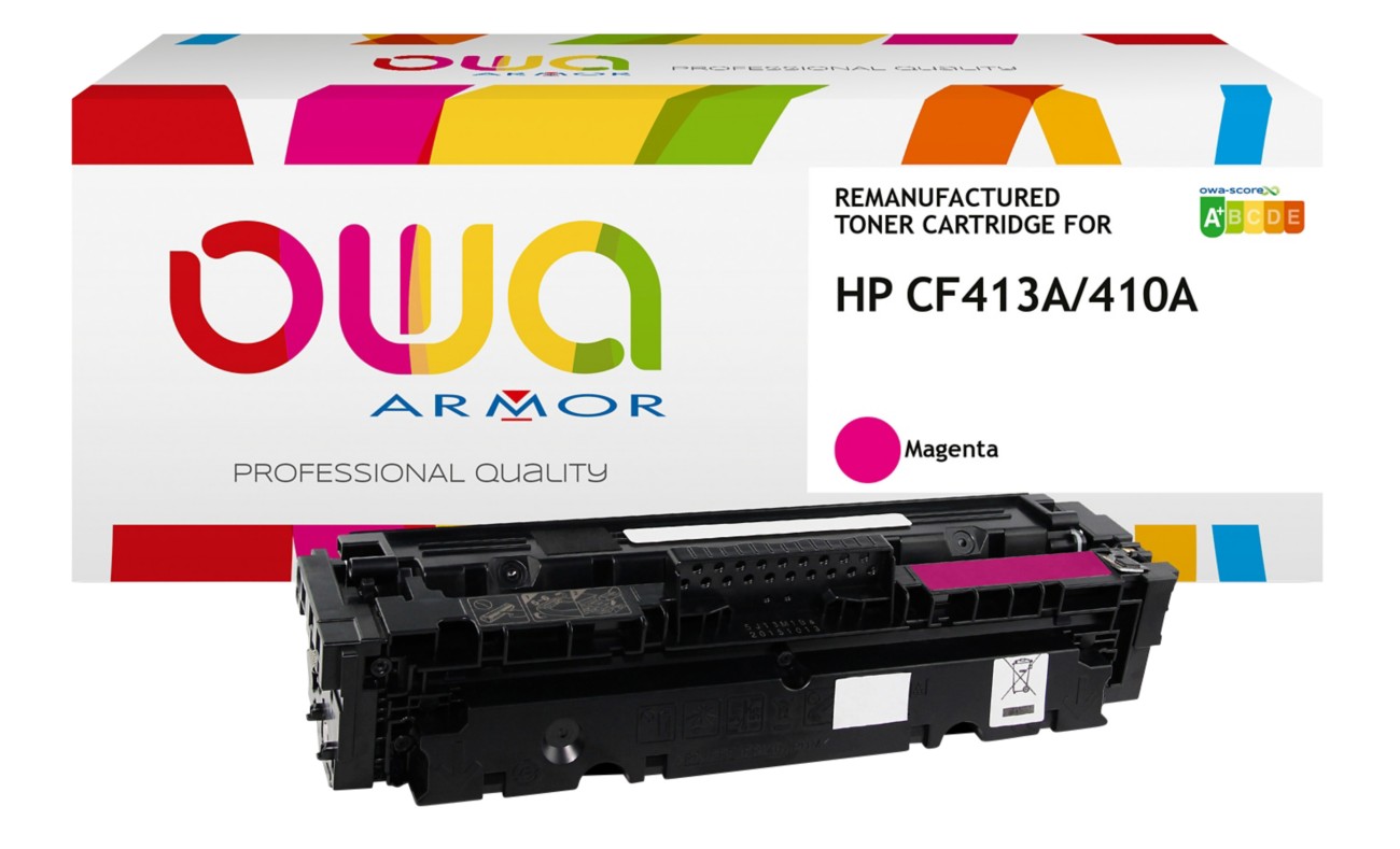 Owa 410A Compatible Hp Toner Cartridge Cf413a Magenta