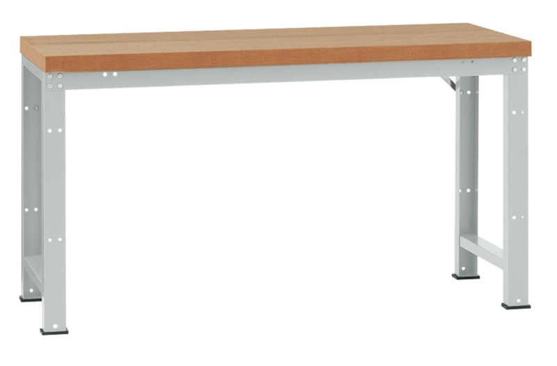 Manuflex Stationär Werkbank PROFI Standard Lichtgrau 1.750 x 700 x 850 mm