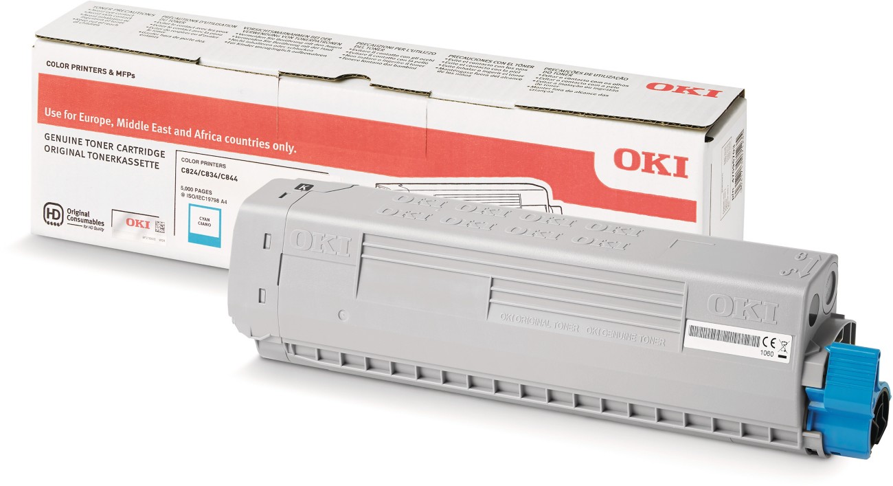 OKI Original Tonerkartusche 47095703 Cyan