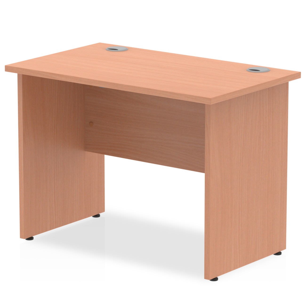 1000/600 Rectangle Panel End Leg Desk Beech - Mi001728 - Image 3